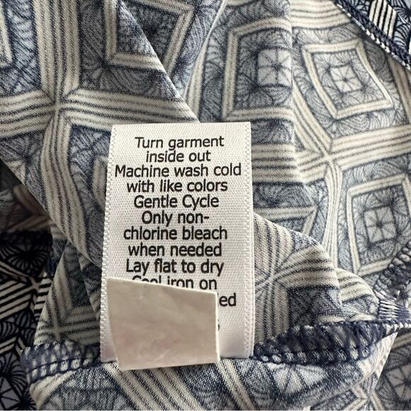 41 Hawthorn V-Neck 1/4 Zip Tunic Top 3/4 Sleeve Women’s L - Picture 3 of 7